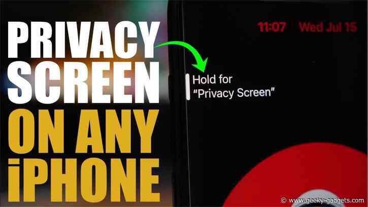 The “Invisible” iPhone Trick: How to Shield Your Screen From Prying Eyes