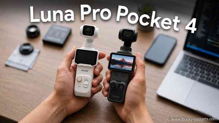 DJI Osmo Pocket 4 vs Insta360 Luna Pro: Luna Pro May Cost $150 More