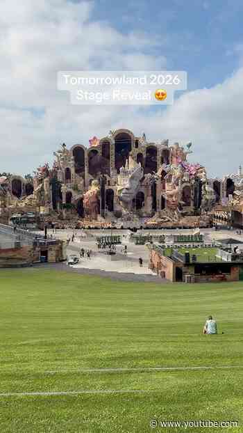 The amazing #tomorrowland 2026 mainstage 😍 #electronicmusic #tomorrowland2026