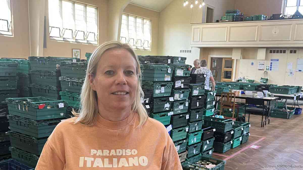 Bristol foodbank says stocks 'lower than ever' while demand stays sky high