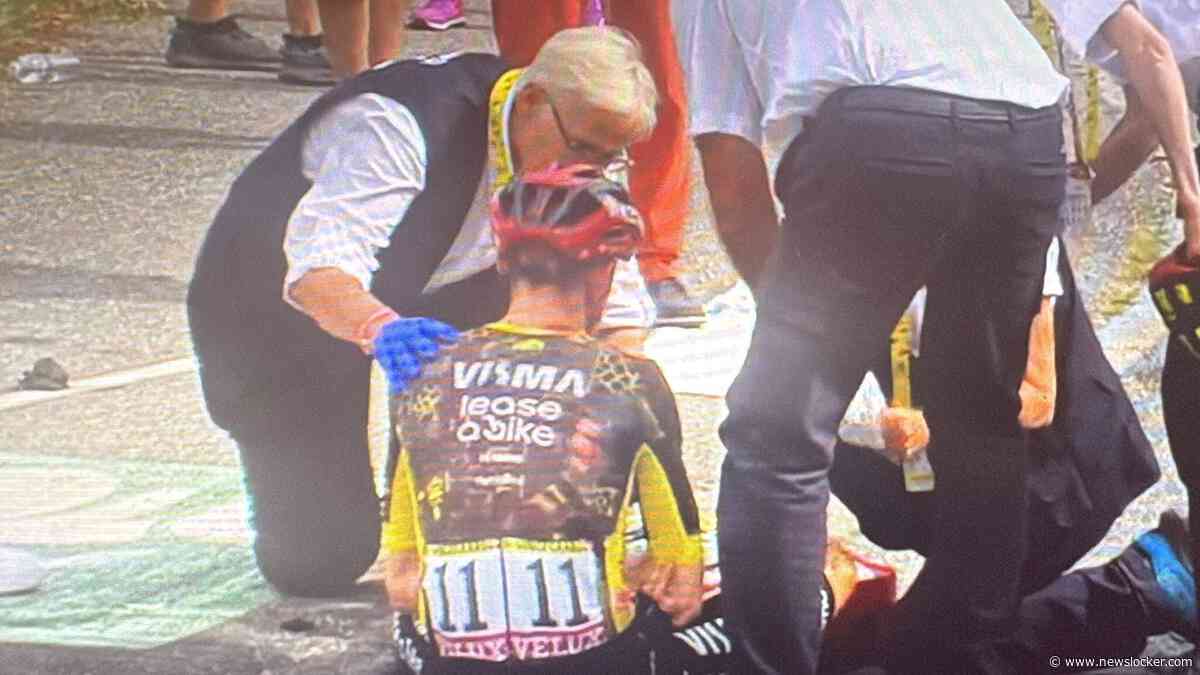 LIVE Tour de France | Jonas Vingegaard geeft op na val in aanloop naar slotklim, Deen per ambulance afgevoerd