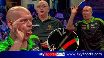 Van Gerwen's HILARIOUS response to missing nine-darter