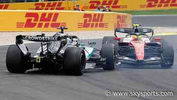 Russell blames Mercedes power issue for collision with Hamilton