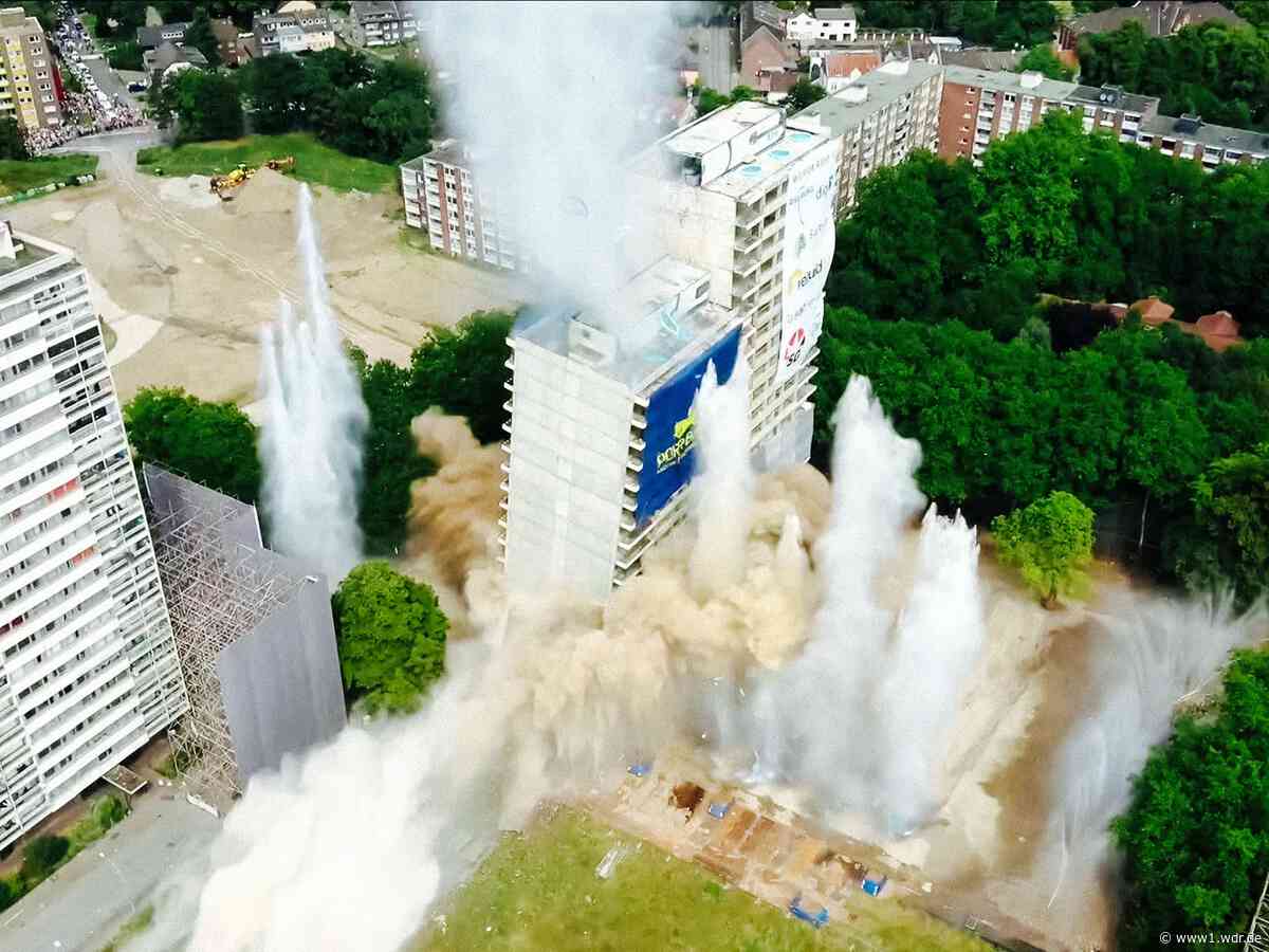 Die spektakulärsten Sprengungen in NRW