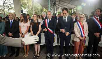 France commemorates the Vel d'Hiv roundup after a Paris plaque honoring rescuers is vandalized