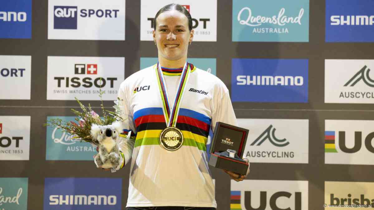 Brabant is wereldkampioene rijker: Renske van Santvoort (22) pakt BMX-titel