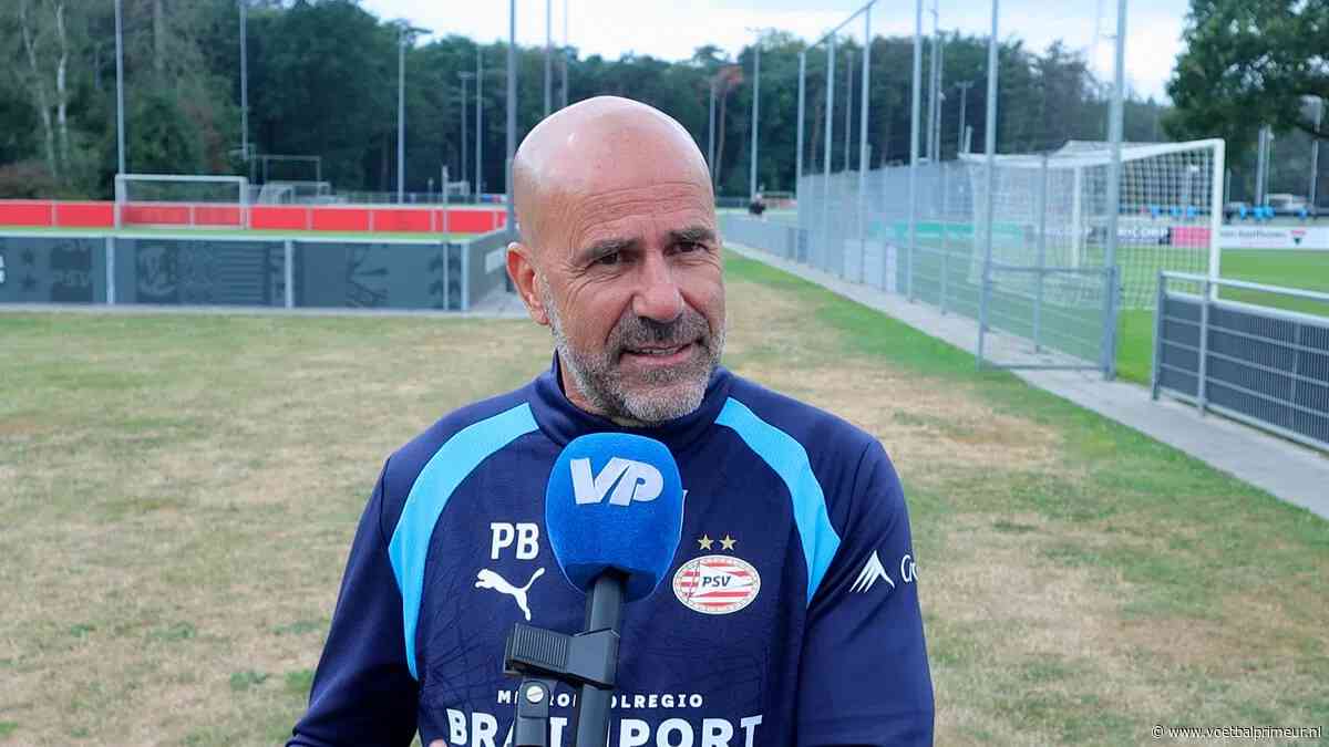 Peter Bosz looft de 'jonkies' van PSV: 'Zij deden dat beter dan het eerste elftal'
