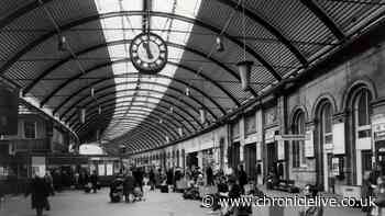 A busy morning at Newcastle Central station in 1980 - and how the same view looks today