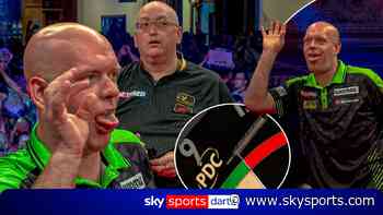 Van Gerwen's HILARIOUS response to missing nine-darter