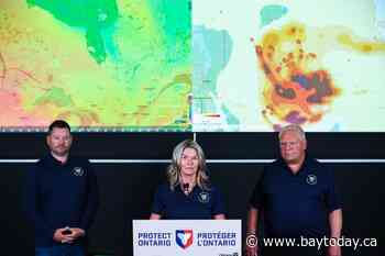 Ontario expanding emergency message system as nearly 200 wildfires rage