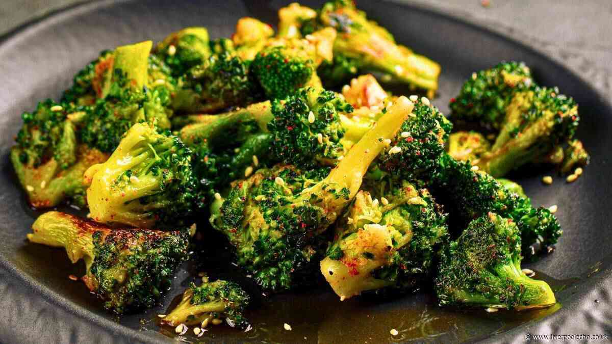 Broccoli tastes better if you don't boil it and roast it with one ingredient
