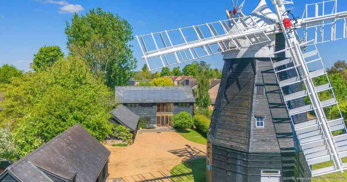 Striking home in one of Cambs' most desirable village with its own historic windmill hits the market