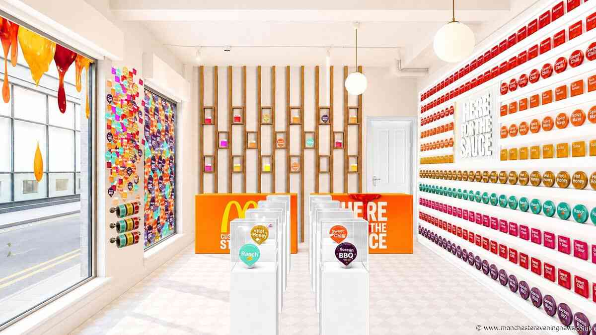 First-of-its-kind McDonald’s sauce shop to open in Manchester for two days