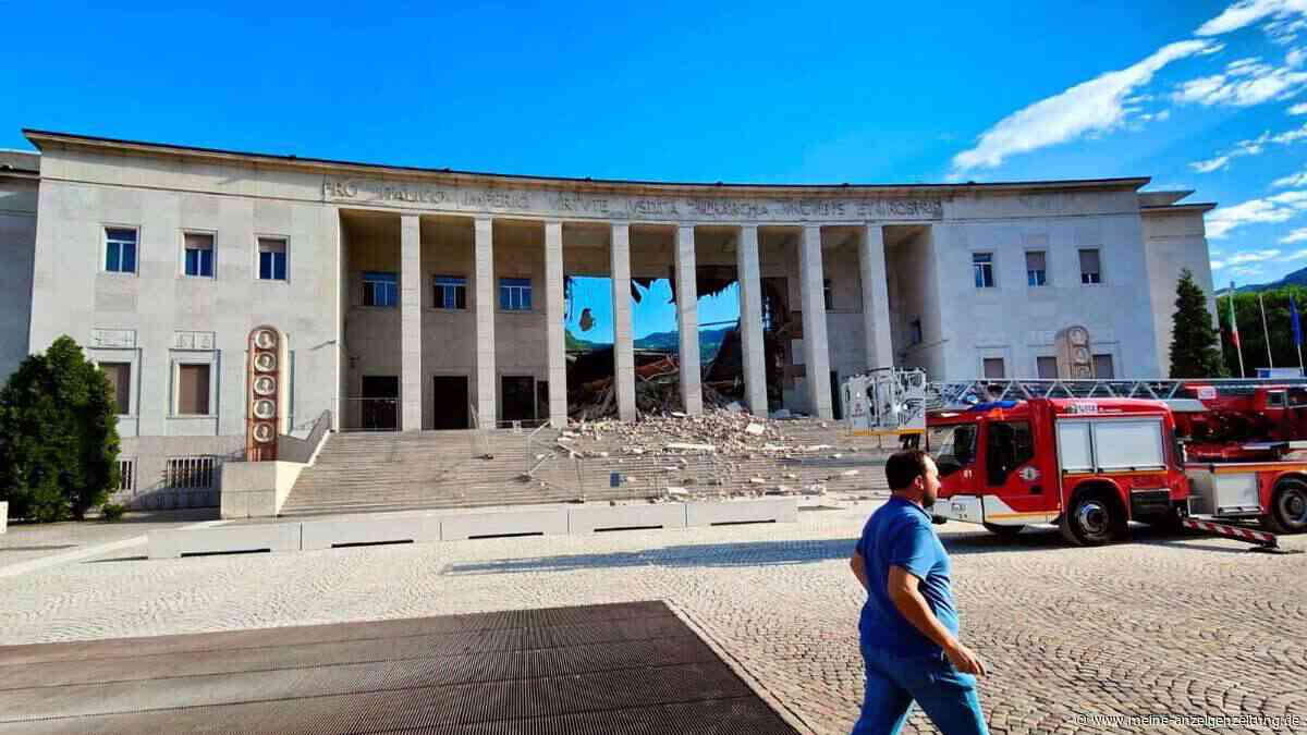 Gerichtsgebäude stürzt in Bozen ein – Nächste Hiobsbotschaft