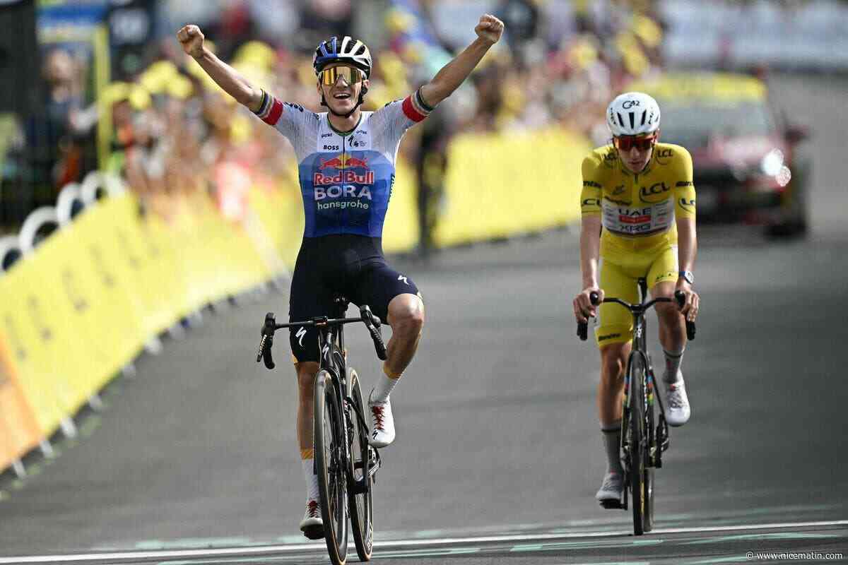 Tour de France : Remco Evenepoel remporte la 15e étape au plateau de Solaison