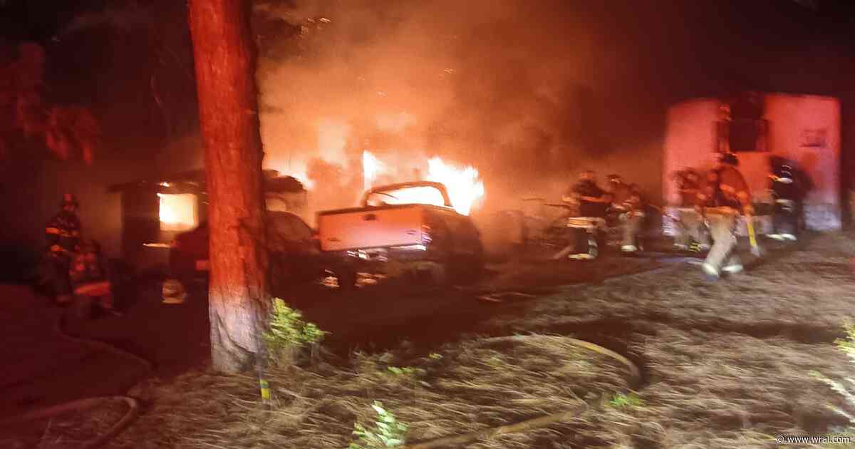 Two rescued from mobile home fire in Aberdeen