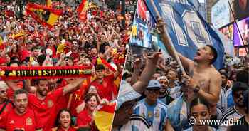 Chaotische situatie bij stadion voor finale tussen Argentinië en Spanje, 2 miljard kijkers verwacht
