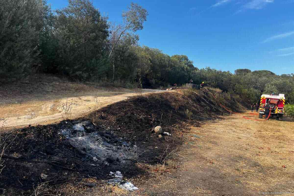 Départ de feu ce dimanche sur les terres de LVMH aux abords de Château Minuty près de Saint-Tropez