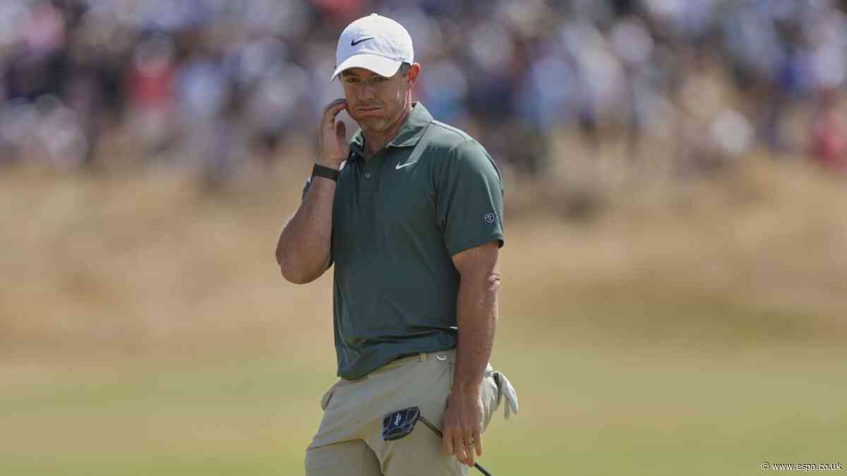 Rory, 'stuck in neutral' at Open, eager for break