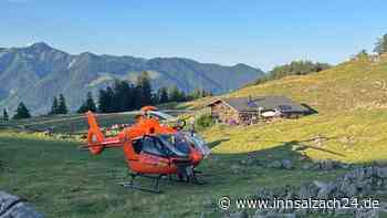 Radfahrerin (59) stürzt im Taubensee-Gebiet bei Unterwössen – „Christoph 14“ im Einsatz