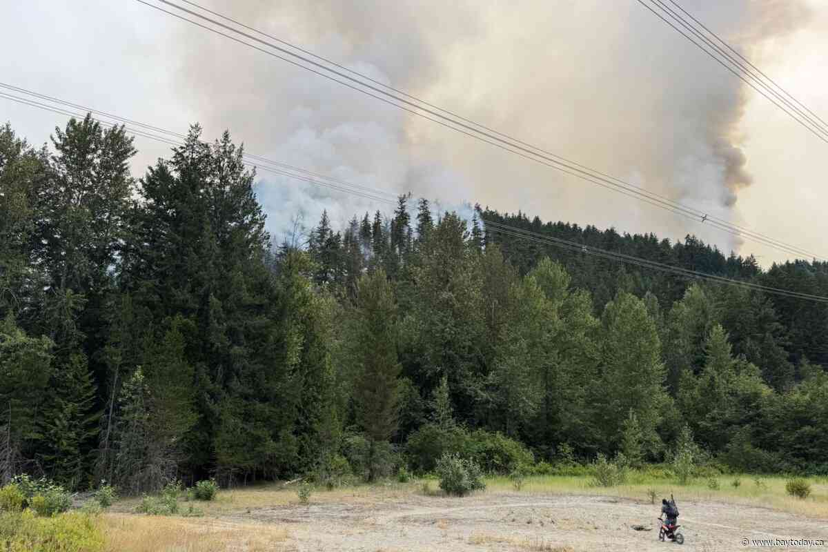 BC Wildfire Service says fire near Pemberton, B.C. is now being held