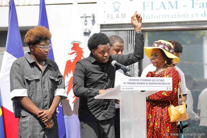 Deux ans après le drame des Moulins à Nice, l’émotion intacte lors de l’hommage aux sept victimes qui ont péri dans l’incendie