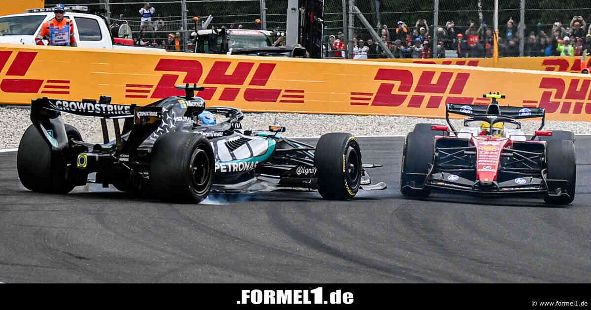 "Strafe nicht gerechtfertigt": Hamilton ärgert sich nach Kollision mit Russell