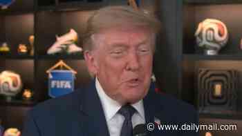 Donald Trump makes World Cup final prediction between Argentina and Spain - with the help of son Barron