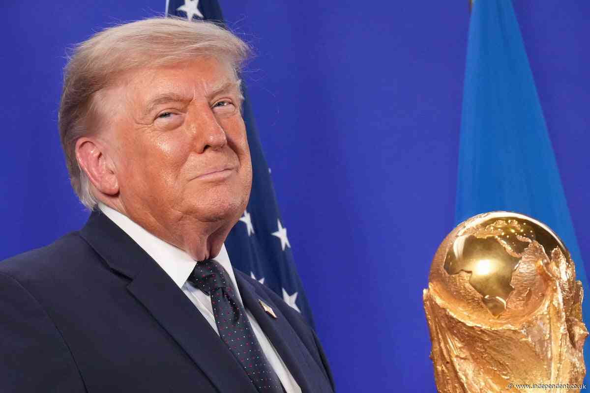 Trump arrives at World Cup final for Argentina vs. Spain matchup
