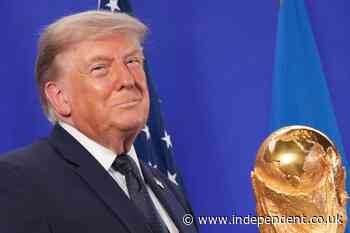 Trump arrives at World Cup final for Argentina vs. Spain matchup