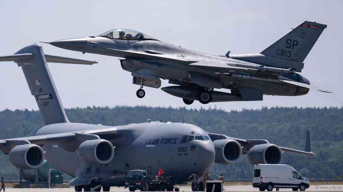 Neben F-35-Jets und Tankfliegern: Bericht: USA verlegen F-16-Jets aus der Eifel nach Nahost