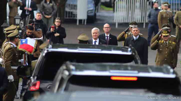 Presidente Kast participó en responso del cabo Marcos Cosme en Temuco