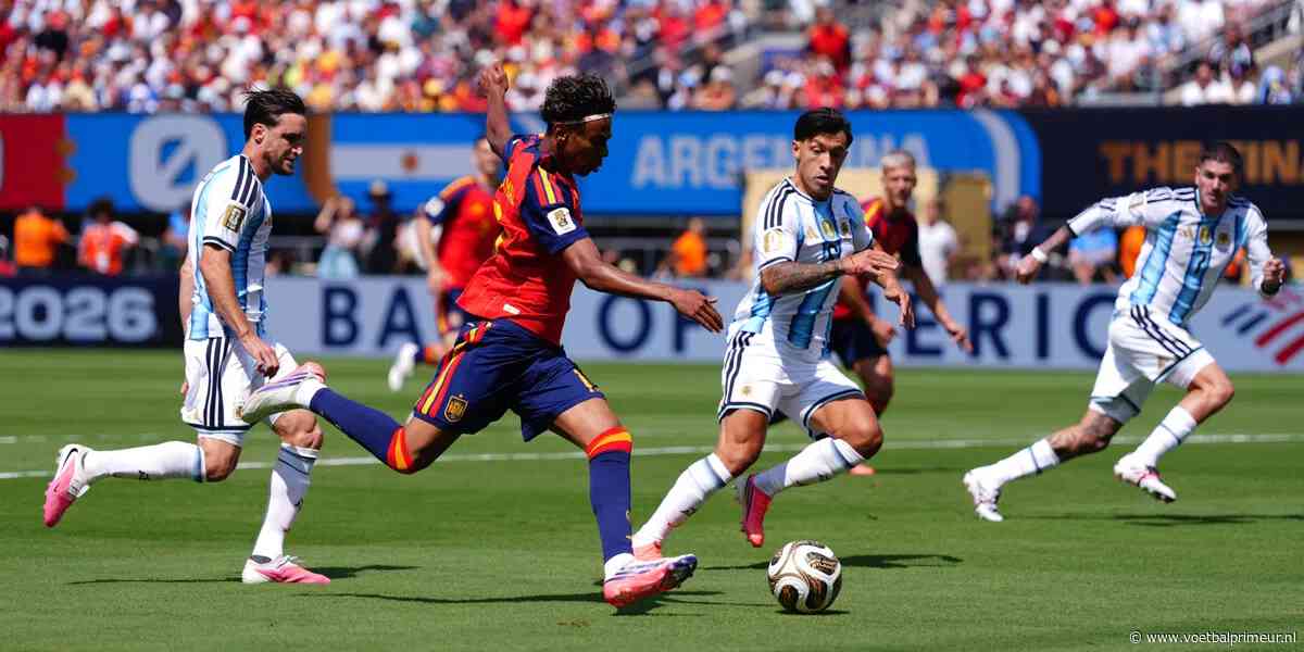 Live: Spanje en Argentinië begonnen aan WK-finale