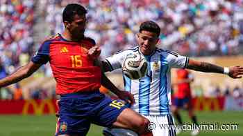 Spain vs Argentina - World Cup final LIVE: Lamine Yamal goes close to opening the scoring early on as the teenager goes head to head with Lionel Messi for the very first time