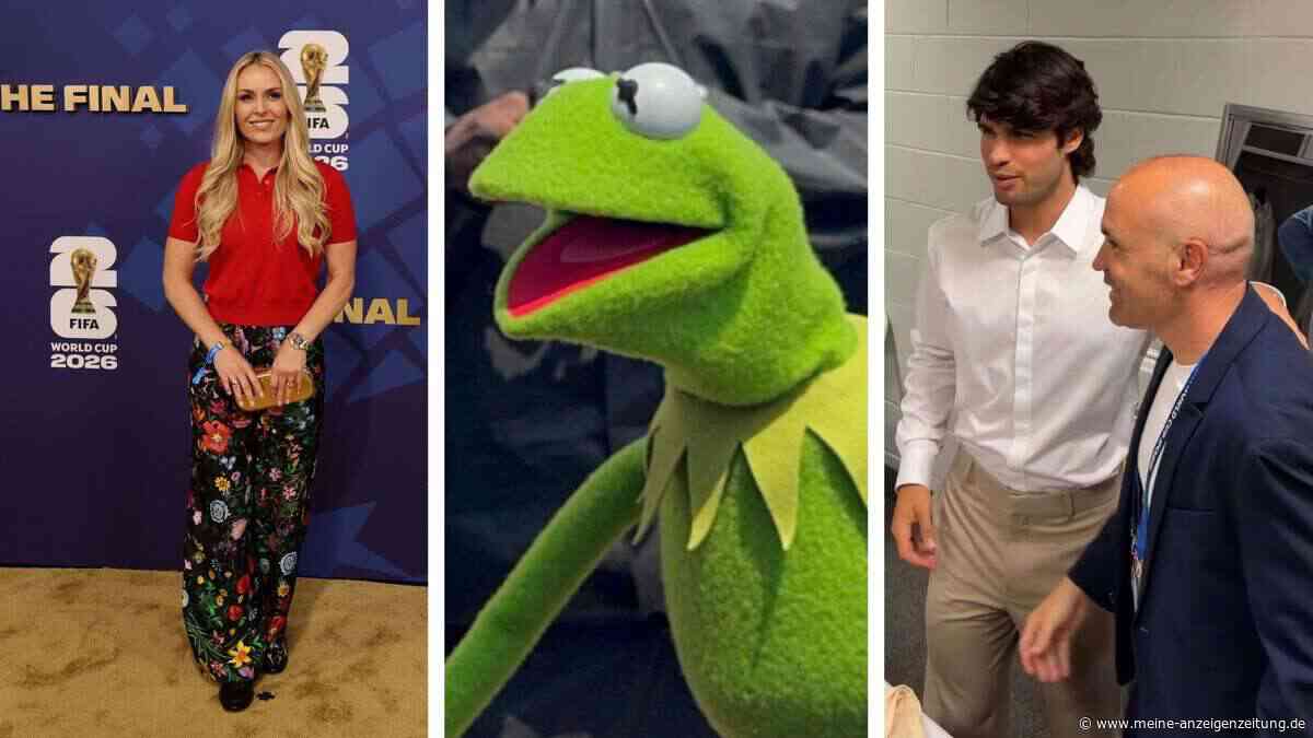 Kermit und Ernie auf der VIP-Tribüne: Der verrückteste Promi-Auflauf beim WM-Finale in New York