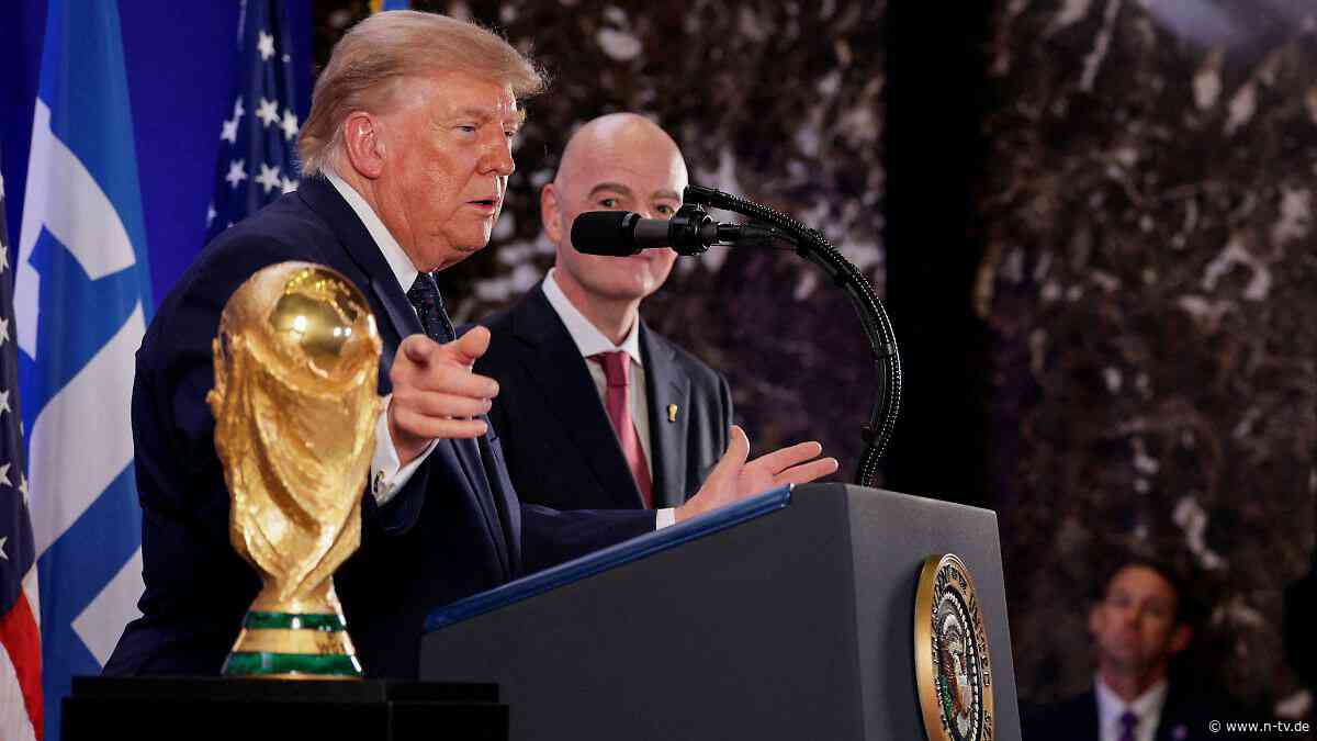 "Hörst du das, Gianni": Meint er das ernst? Trump will WM "sofort" wieder in die USA holen