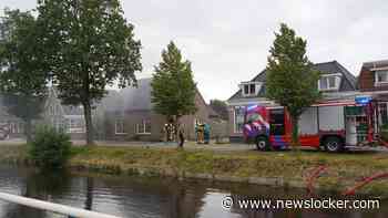 Gewonde door grote brand in woning in Drentse Bovensmilde