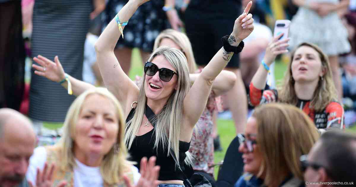Music festival takes over park in Merseyside as Dick and Dom perform