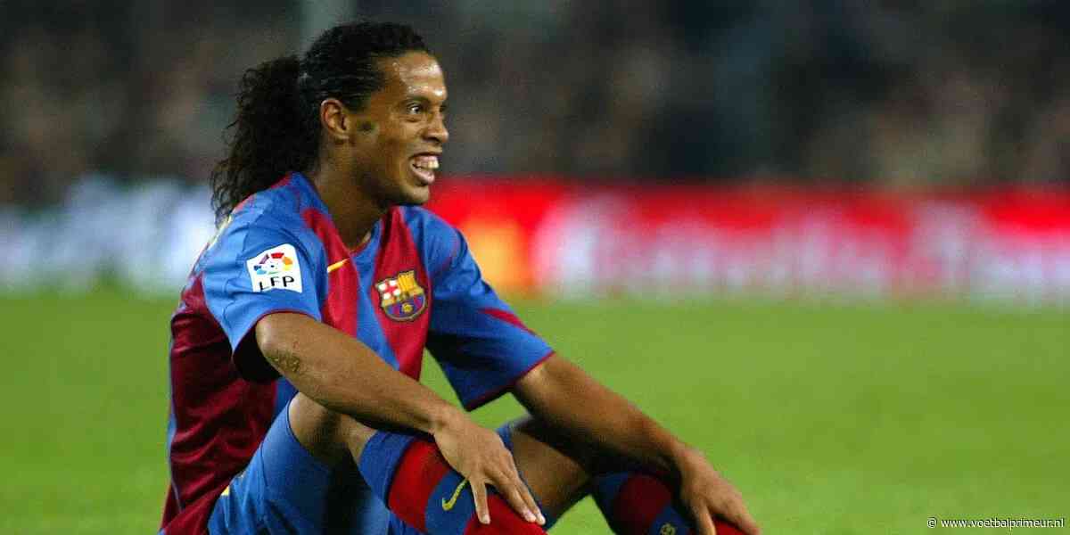 Buitenspel: Ronaldinho gaat viraal met geniale imitatie babyfoto Yamal met Messi