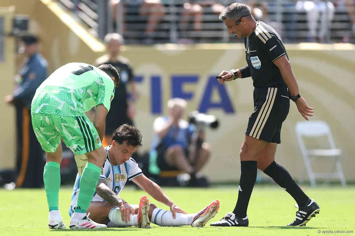 🚨 Especially cruel in the final, World Cup star off before half-time
