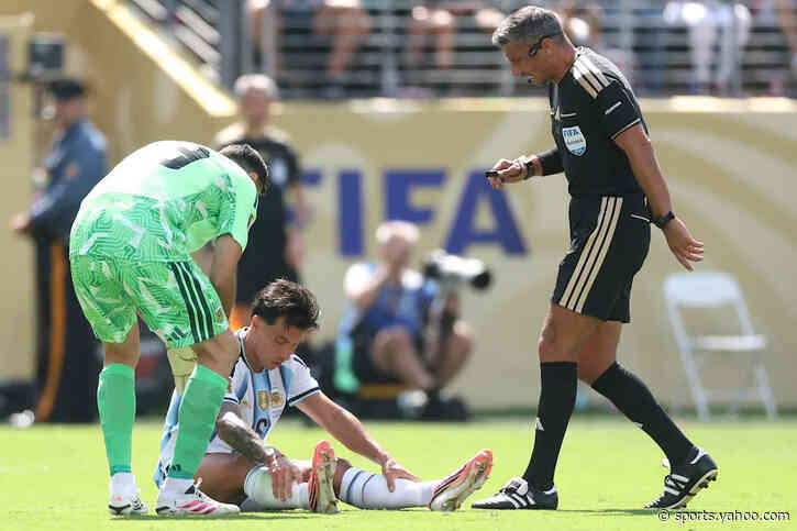 🚨 Especially cruel in the final, World Cup star off before half-time