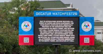 Decatur WatchFest '26 will continue after brief suspension of activities due to severe weather this afternoon