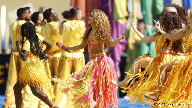 Shakira cerró el espectáculo del entretiempo con la canción oficial del Mundial