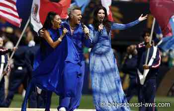 Laura Pausini dedicó su presentación en la final del Mundial a Venezuela