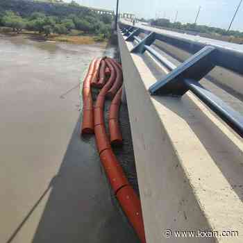 Dislodged federal buoys causing World Trade Bridge closures in Laredo, Texas