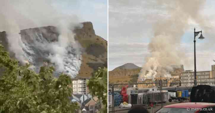 Fire ‘spreading fast’ through Arthur’s Seat in Edinburgh