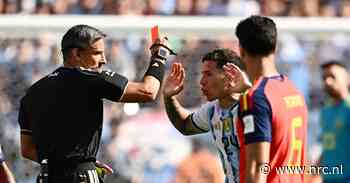 Reguliere speeltijd zit erop, Argentinië moet na rood Fernandez in verlenging door met tien man (0-0)
