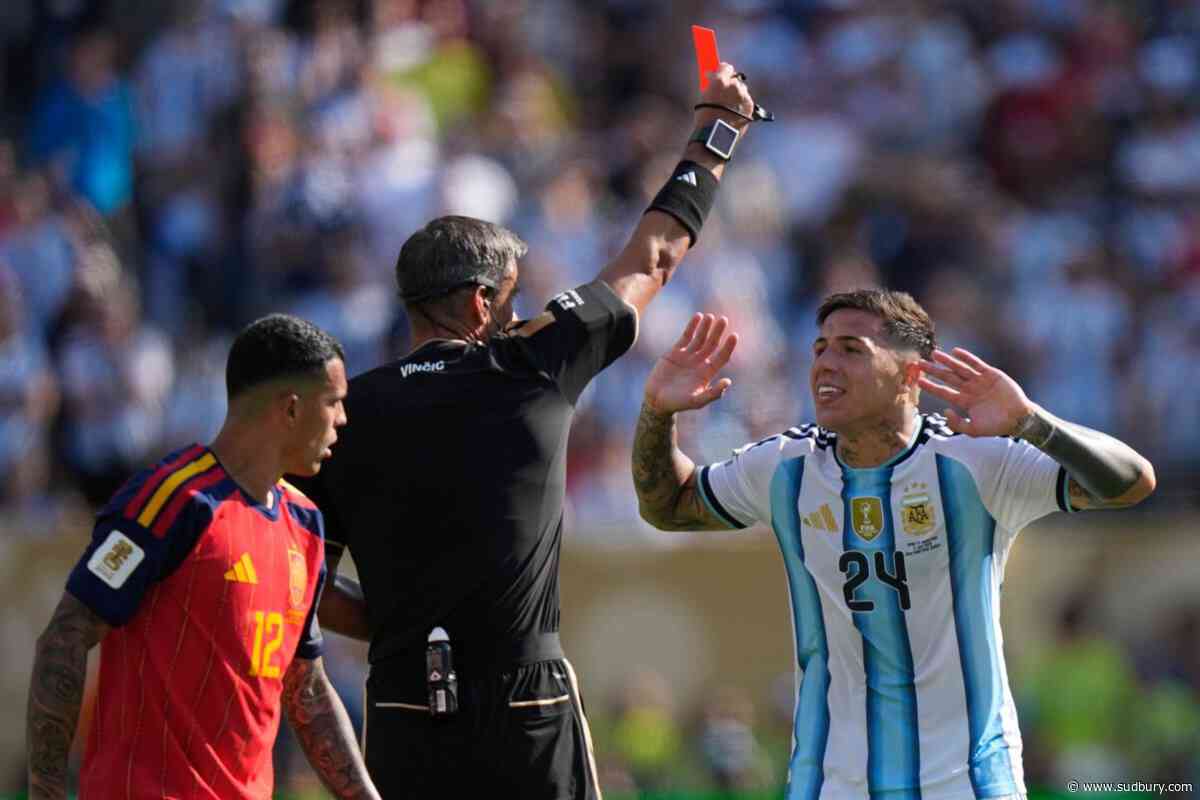Spain and Argentina are headed to 30 minutes of extra time in the World Cup final