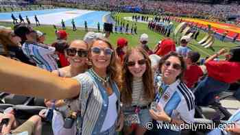 Blake Lively breaks cover as she appears at World Cup final after fleeing the country following Taylor Swift wedding