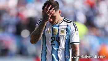 Enzo Fernandez SENT OFF in World Cup final for Argentina - as Wayne Rooney hits out at Chelsea midfielder for 'silly' challenge